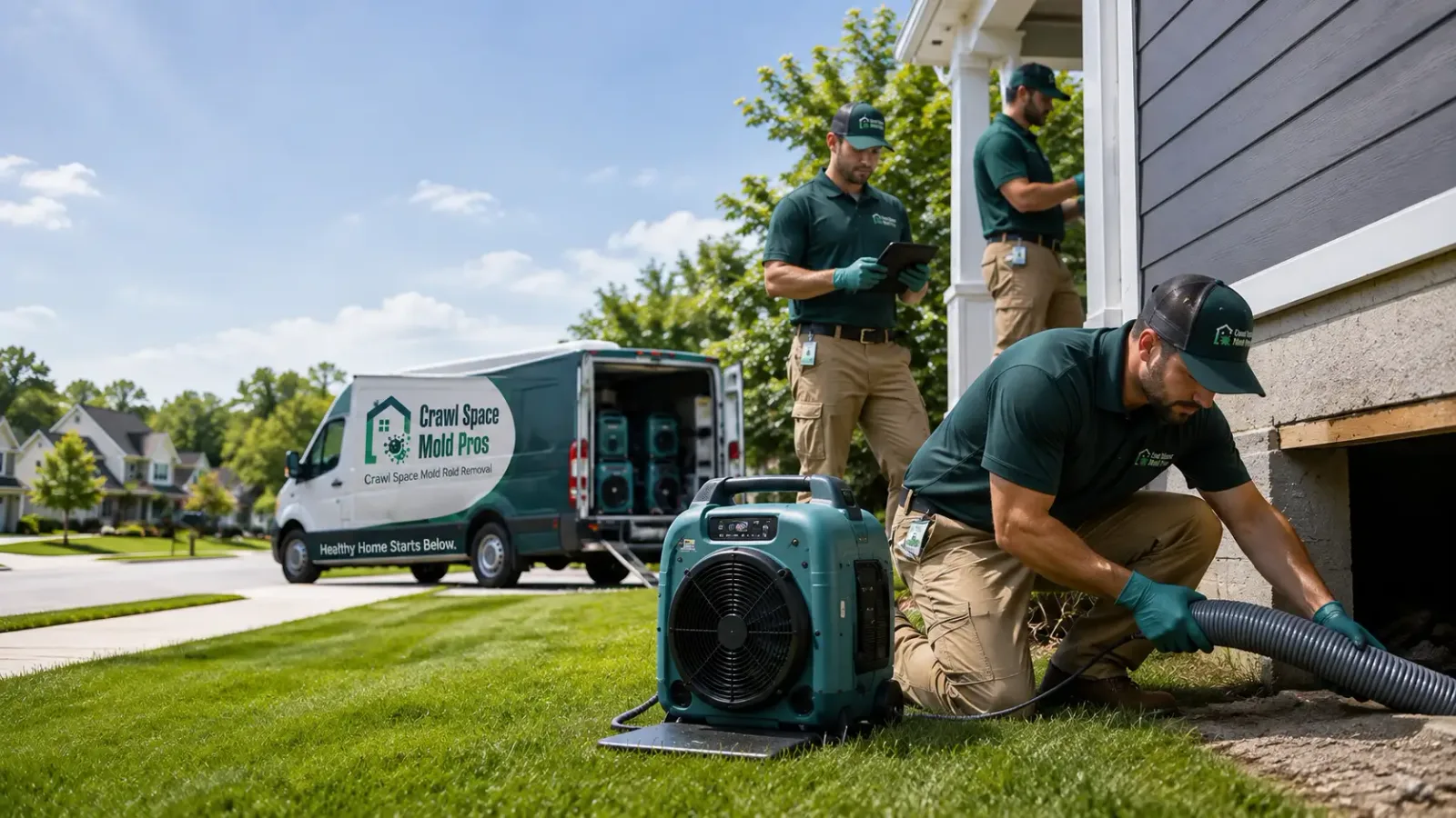 Crawl Space Mold Removal in Amelia, OH